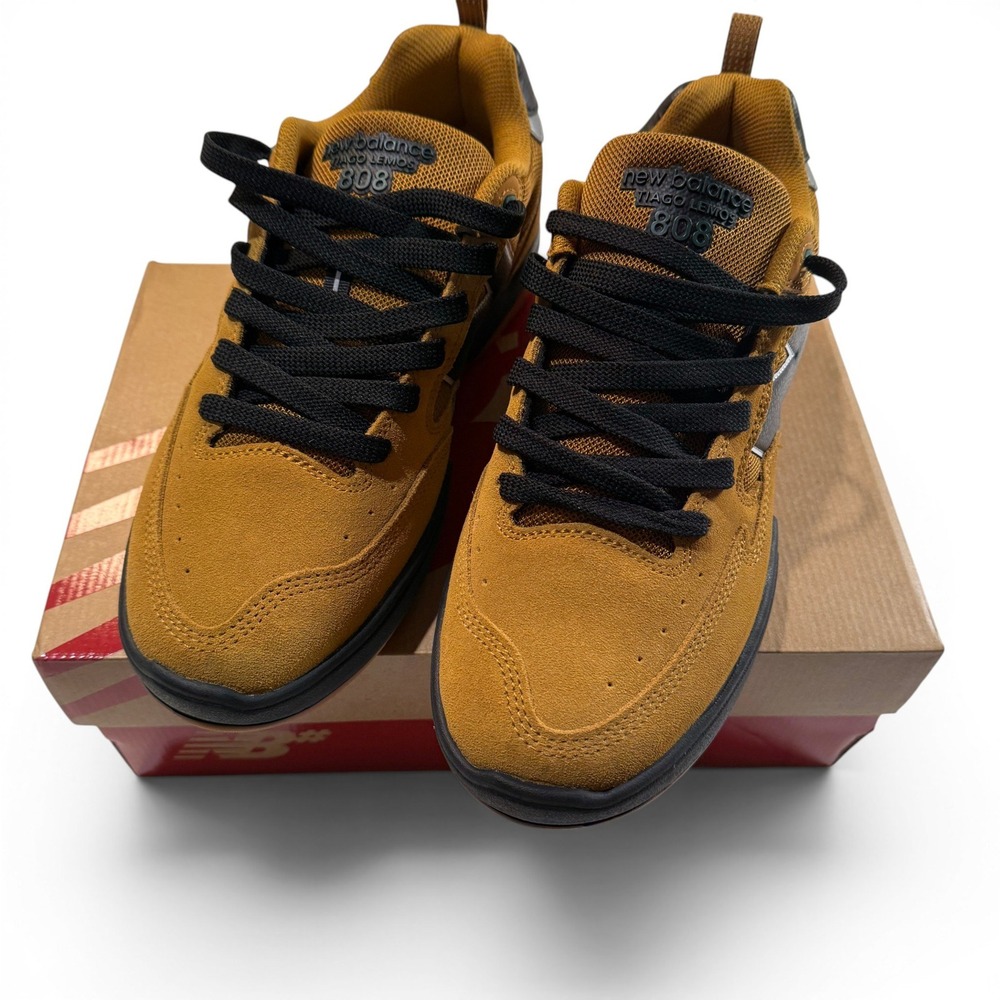 New Balance Numeric Tiago Lemos 808 Brown Black Skate Shoes UN808BNB Mens 12 New
